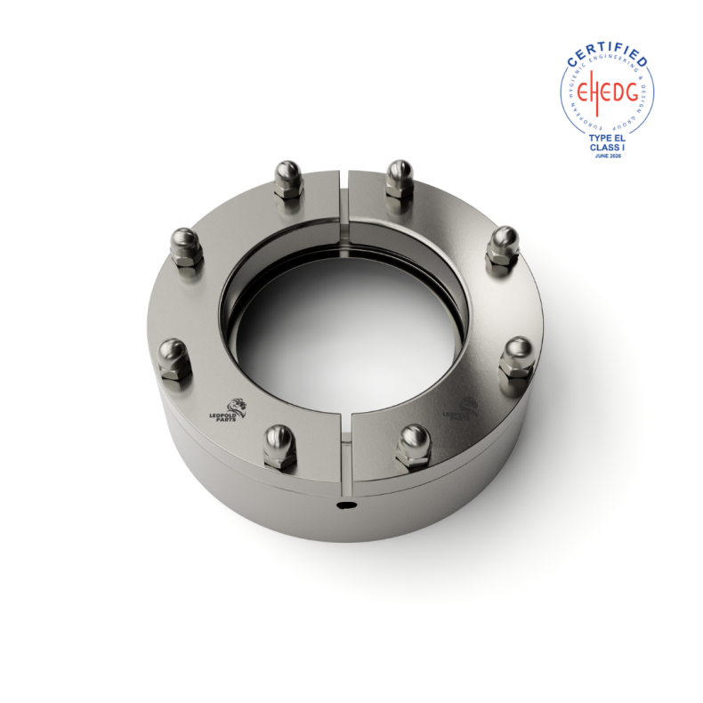 EC-CS-Connector - EHEDG 1.4404/1.4301 ASME 4" (101,6 X 2,11 mm)